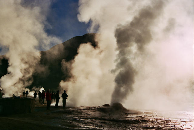 Atacama. Gejzery El Tatio