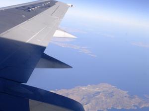 Greckie wyspy z lotu ptaka