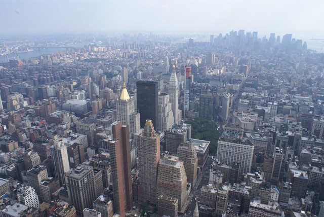 widok z Empire State Building NY