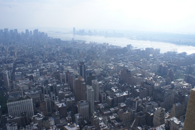 widok z Empire State Building NY