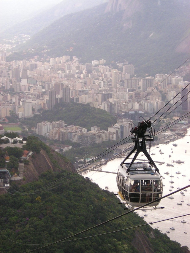 Rio de Janeiro, kolejka na pao azucar