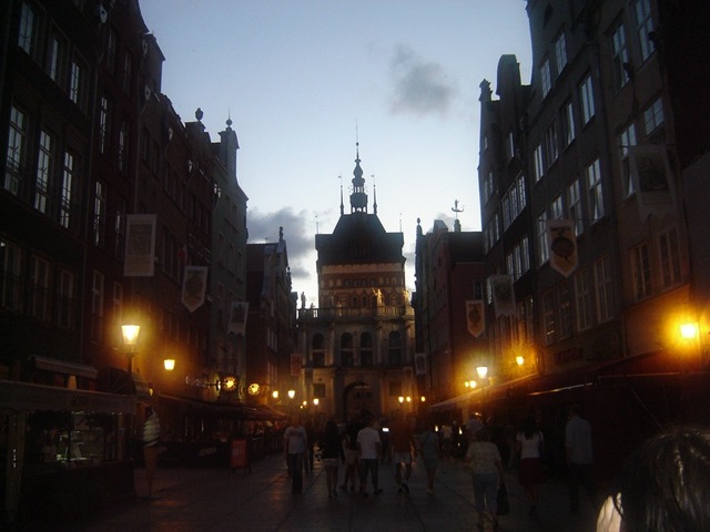 Gdańsk wieczorem
