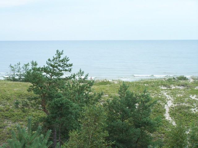 Ustka, widok na morze
