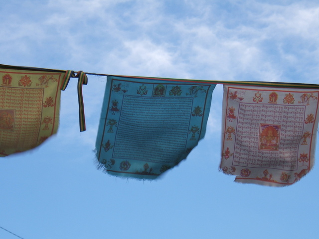 Flagi modlitewne, Ułan-Bator, Mongolia 2008