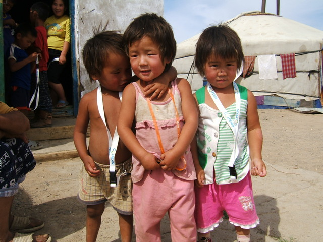 Dzieci, Mongolia 2008