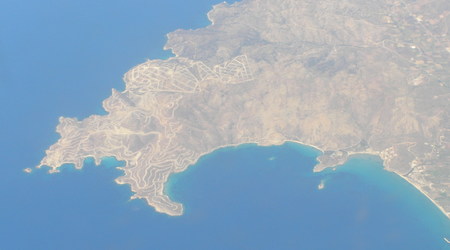 widok na greckie wyspy