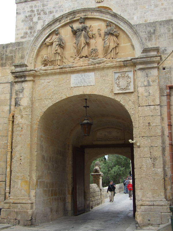 Malta... Mdina... Główna brama