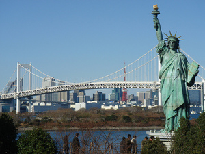 statua Wolności w Odaiba