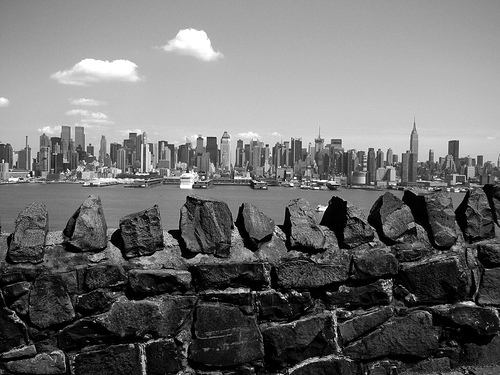 Weehawken, widok na Manhattan