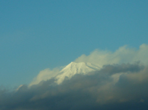 Fuji za chmurami