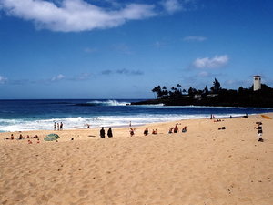 Hawaje, Plaża Waimea Beach 