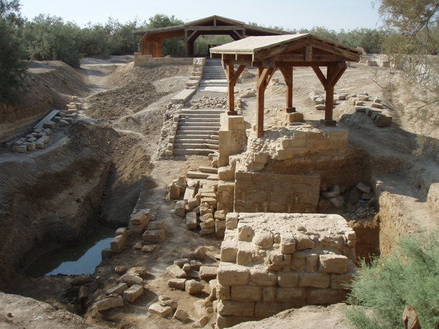 Miejsce chrztu Jezusa nad Jordanem - Jordania