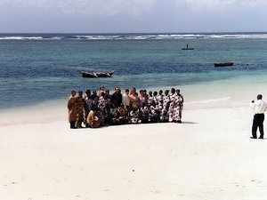 Kenia, ślub na plaży.