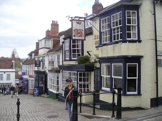 uliczka do portu w Lymington