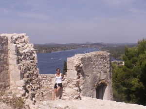 Sibenik - ruiny zamku św. Mihovila