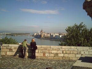 Budapeszt - widok na parlament