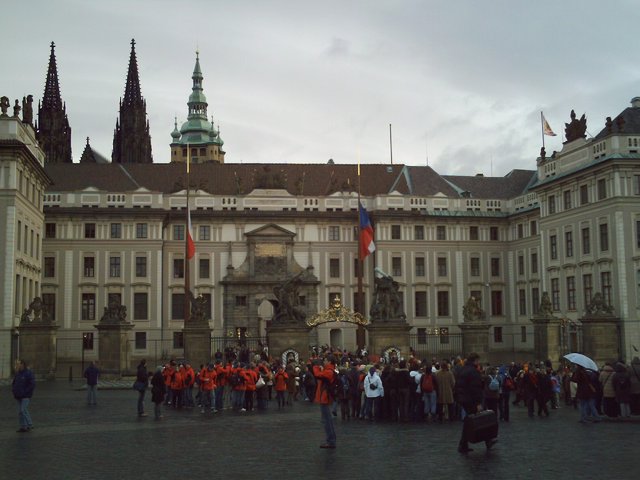 Praga - wejście na Hradczany