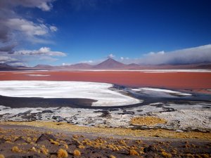 Boliwia, Tour de Uyuni, czerwona laguna