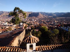 Peru, Cuzco, widok na święte miasto Inków