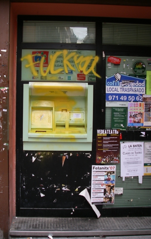 Bankomat na Starym Mieście...
