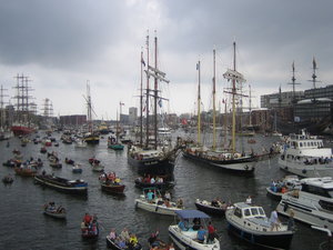 parada statków w Amsterdamie