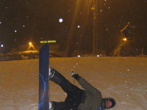 Pocztówka ze stoku - gimnastyka na śniegu