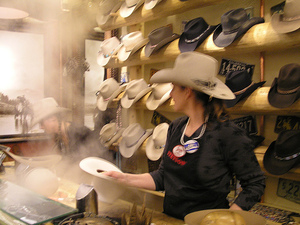 kapelusz kowbojski na miare...Vail, Colorado, USA