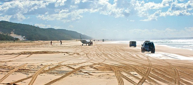 plaża na Fraser Island