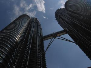 Petronas Towers, swego czasu najwyższe wieże na świecie, Kuala Lumpur, Malezja