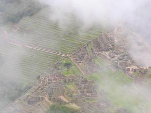 Widok z Huana Picchu, Machu Picchu, Peru