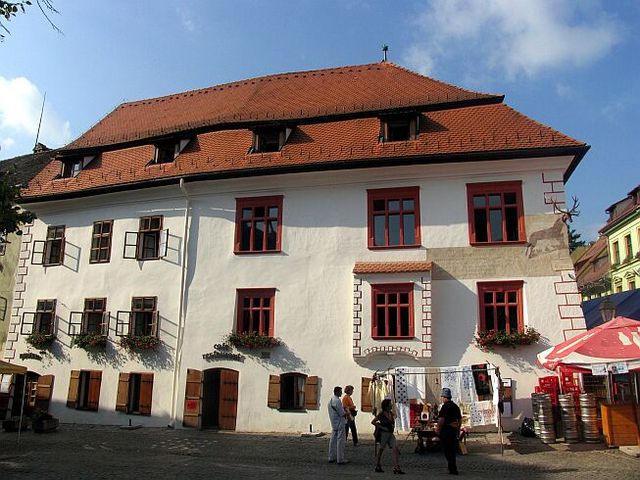 Sighisoara rynek Casa cu Cerb czyli Hirscherhaus  