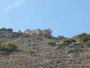 Samaria - ruiny na szczycie