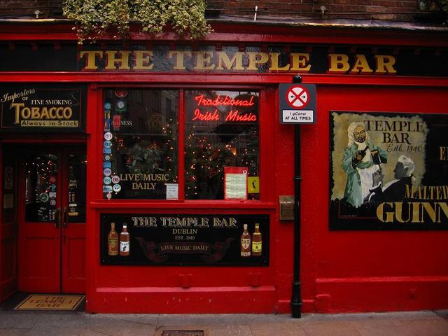The Temple Bar, Dublin, Irlandia