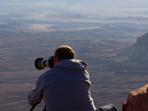 Fotograf przy pracy - Canyonlands