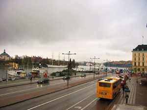 typowy sztokholmski widok