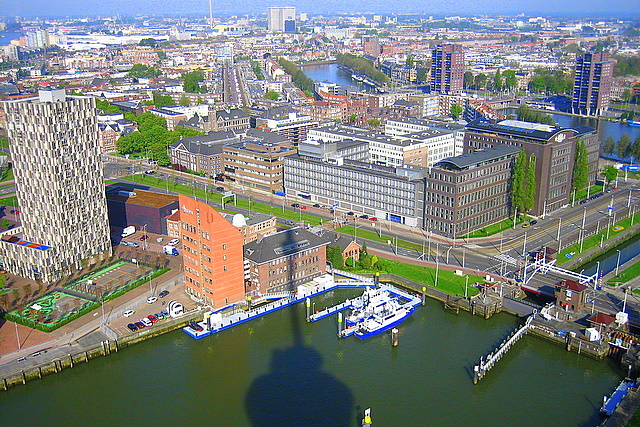 Img 4170 rotterdam - panorama z euromasztu
