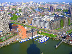 Img 4170 rotterdam - panorama z euromasztu