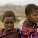 Dzieci w masajskiej wiosce