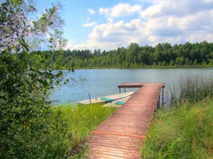 Jezioro Gacanek, Wielkie Budziska, Bory Tucholskie
