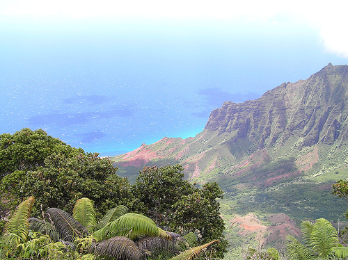 Kauai, Hawaii, USA..widok ze szlaku gorskiego