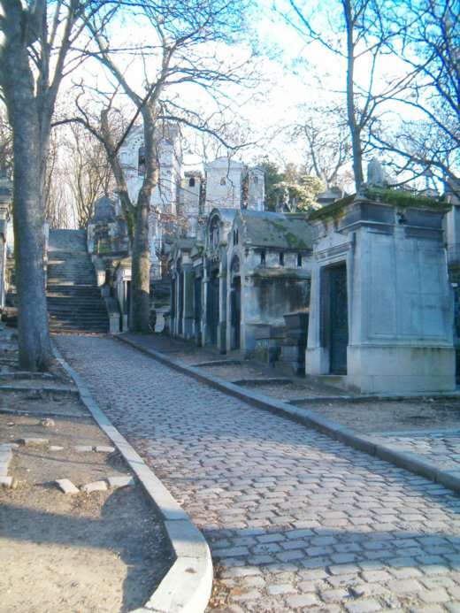 Paryż - cmentarz Pere Lachaise
