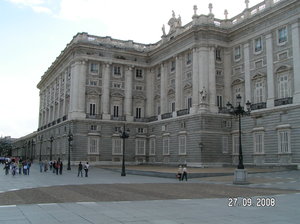 Palacio Real od strony frontowej