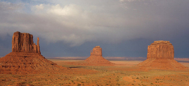 Monument Valley po burzy