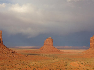 Monument Valley po burzy