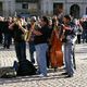 Madryt muzycy na Plaza Mayor