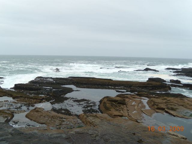 klify w Kilkee, IRLANDIA