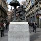 Madryt Sol rzeźba z herbem miasta