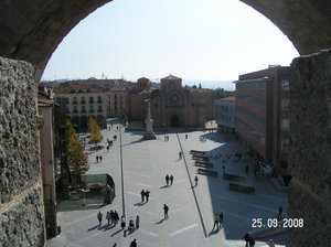 widok na Plaza de Santa Teresa