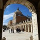 Aranjuez widok na pałac z podcieni
