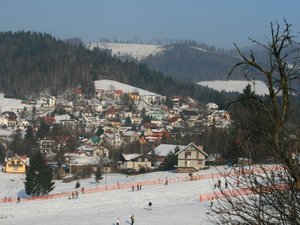 54849 - Wisła Nowy Rok na stoku Cieńków Wisła Malinka